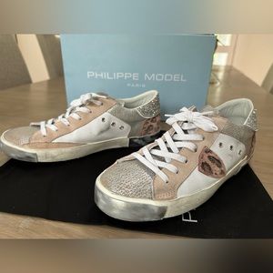 Philippe Model Leoglitter sneakers size US 8.5